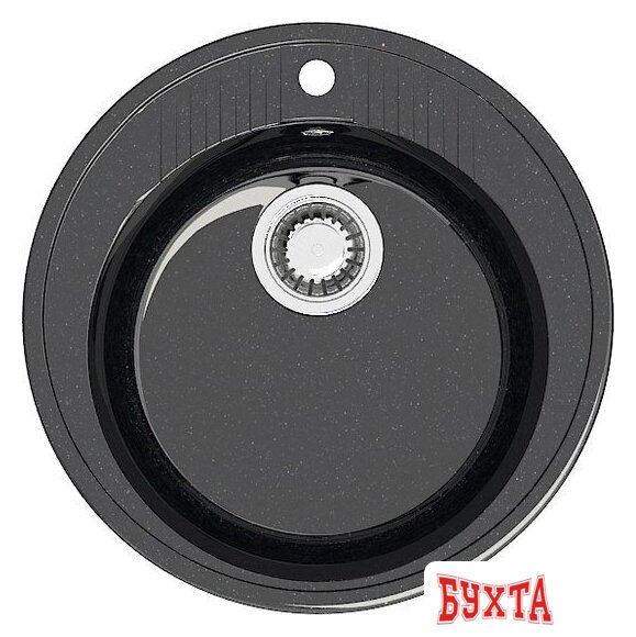 Кухонная мойка MARRBAXX Карельский камень модель 6/Q4 F006Q004 (черный)