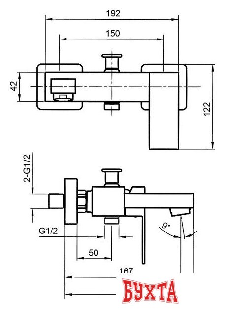 Смеситель Ahti Kotka KO405001 2