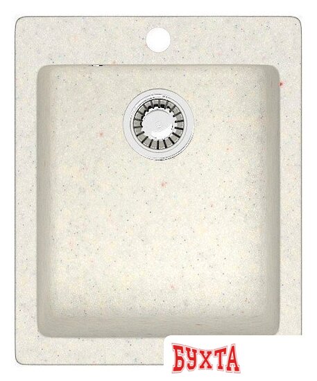 Кухонная мойка MARRBAXX Карельский камень модель 8/Q7 F008Q007 (белый/хлопок)