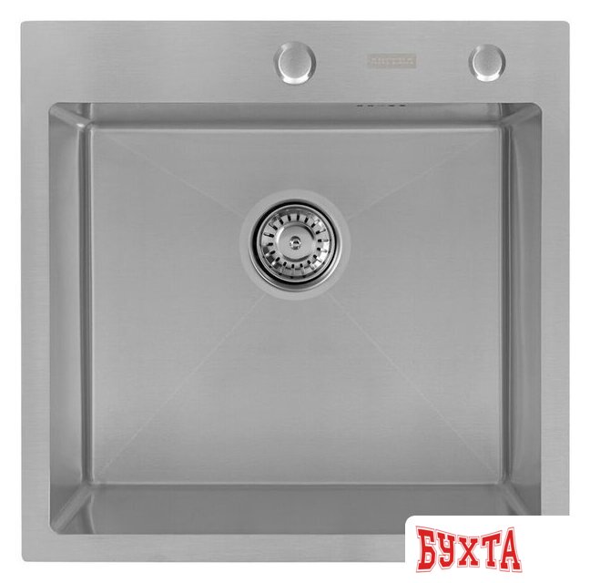 Кухонная мойка ARFEKA ECO AR мойка 500*500, коландер F, дозатор SATIN 4