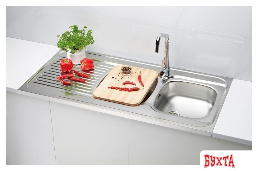Кухонная мойка Alveus Classic 100 L (правая) 2