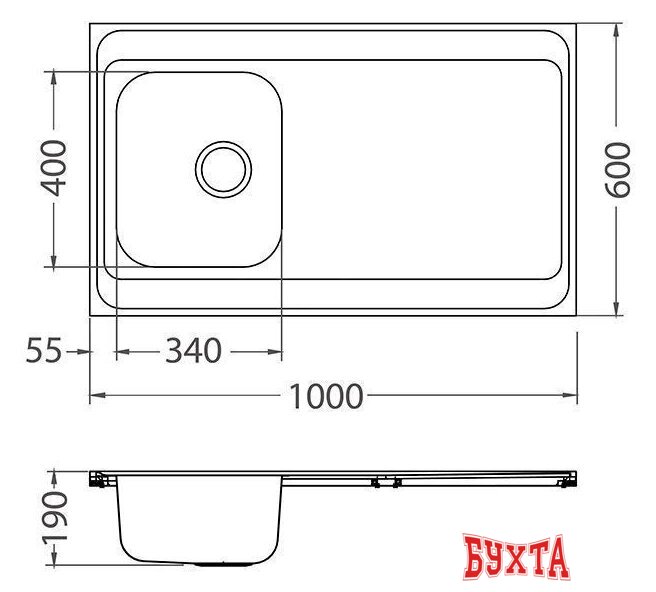 Кухонная мойка Alveus Classic Pro 70 1130471 3