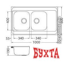 Кухонная мойка Alveus Classic Pro 80 1130472 3