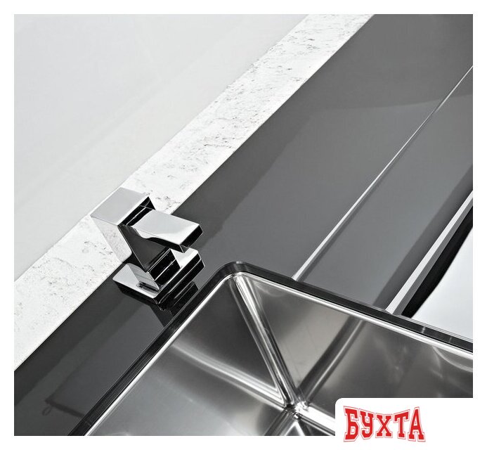 Кухонная мойка Alveus Crystalix 10 (левая, черный) 3