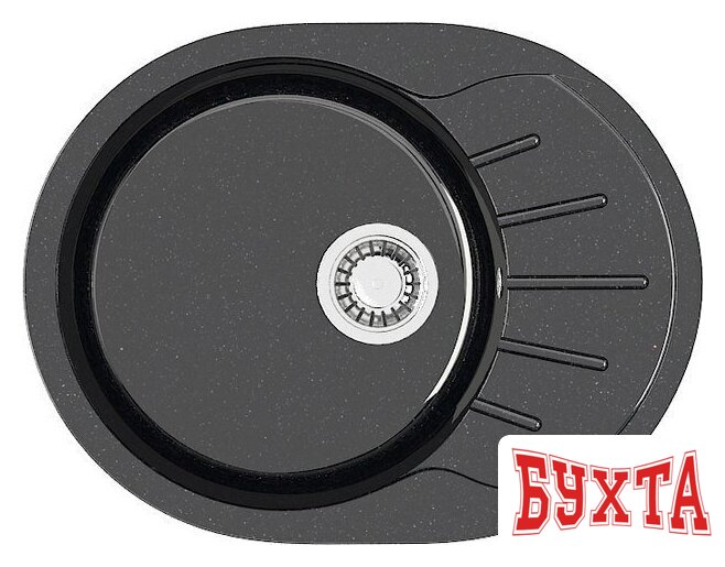 Кухонная мойка MARRBAXX Карельский камень модель 10/Q4 F010Q004 (черный)