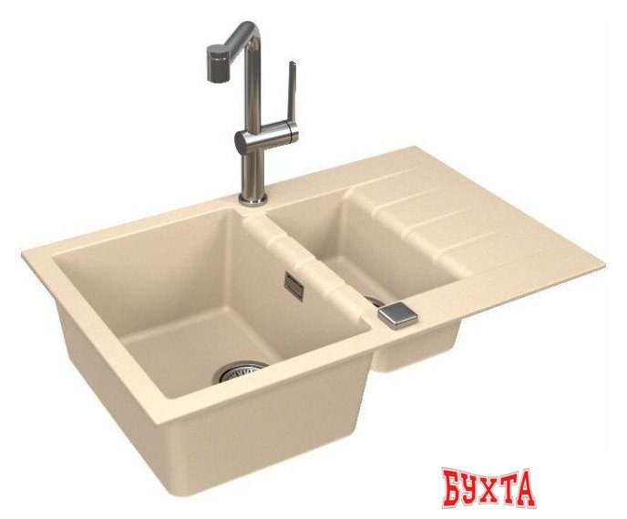 Кухонная мойка Alveus Cadit 70 (терра G52) 2