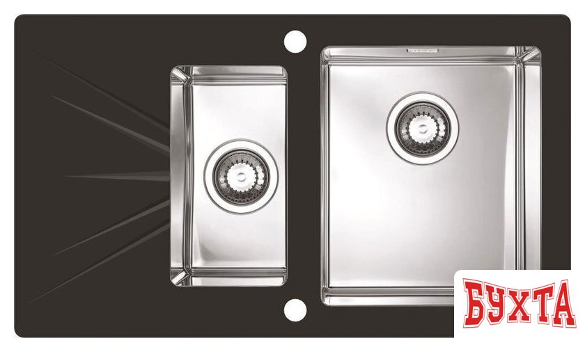 Кухонная мойка Alveus Karat 20 Black Right [1103659] 1