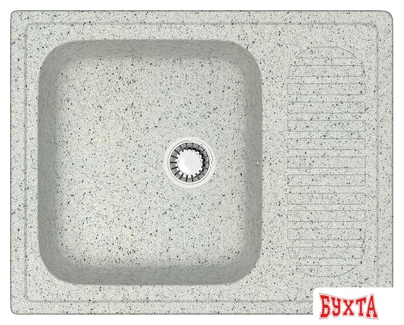 Кухонная мойка MARRBAXX Карельский камень модель 15/Q10 F015Q010 (серый/светло-серый)