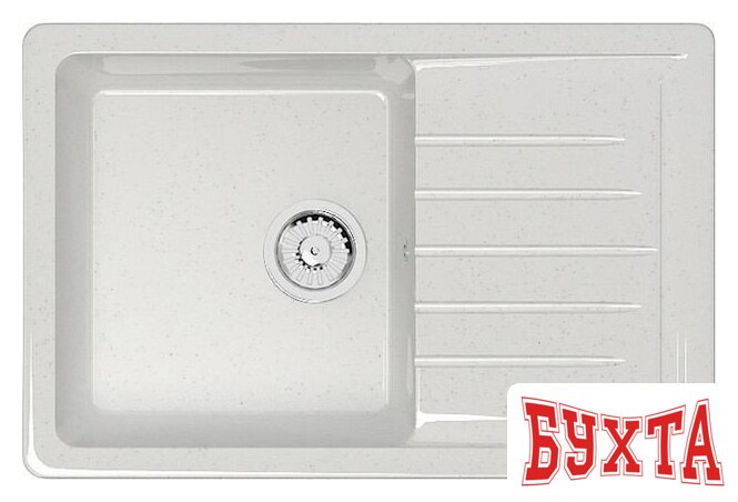 Кухонная мойка MARRBAXX Карельский камень модель 16/G31 (белый)