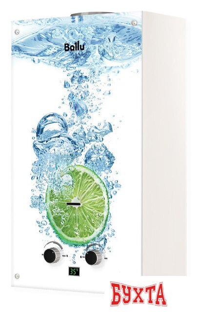 Газовая колонка Ballu GWH 10 Fiery Glass Lime 1