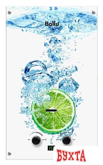 Газовая колонка Ballu GWH 10 Fiery Glass Lime 2