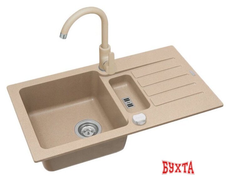 Кухонная мойка Alveus Niagara 70 Beige G55 2