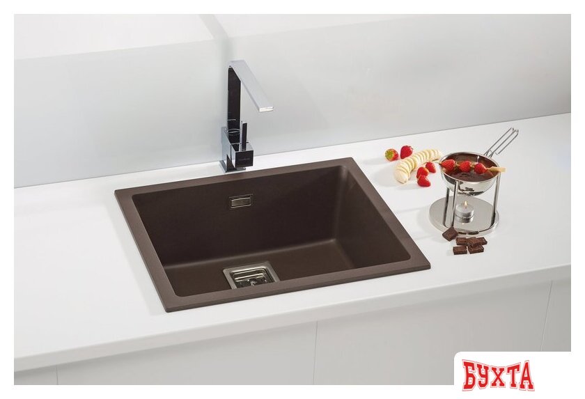 Кухонная мойка Alveus Quadrix 50 (шоколадный) 2