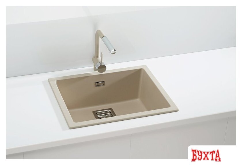 Кухонная мойка Alveus Quadrix 50 (галька) 2