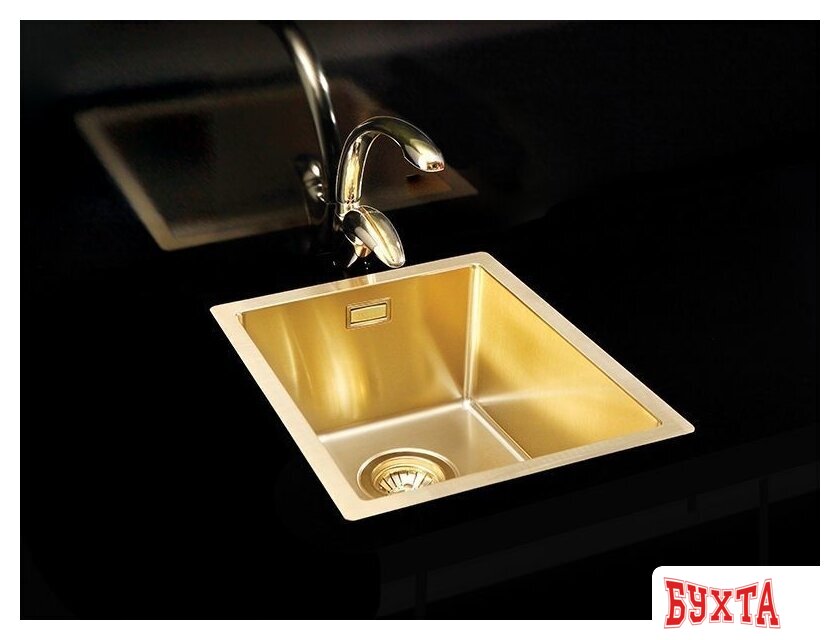 Кухонная мойка Alveus Monarch Quadrix 20 (золотистый) 2