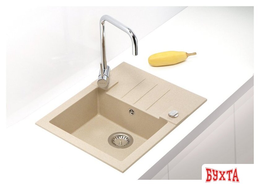 Кухонная мойка Alveus Rock 30 Beige G55 2