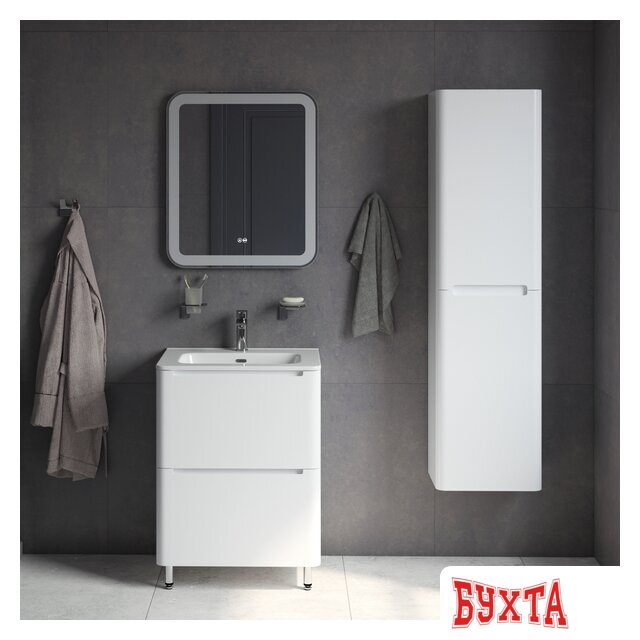 Мебель для ванных комнат IDDIS Тумба с умывальником Edifice 60 EDI60WFi95K 4