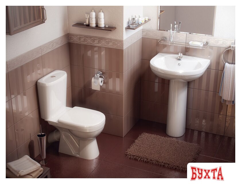 Унитаз напольный Rosa Комфорт Люкс микролифт 2