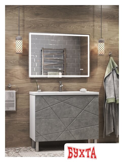 Мебель для ванных комнат Vigo Зеркало Geometry Luxe 1000 2