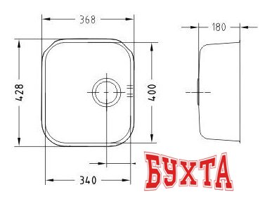 Кухонная мойка Alveus Variant 40 U 3