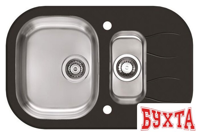Кухонная мойка Alveus Wave 30 Black [1102730] 1