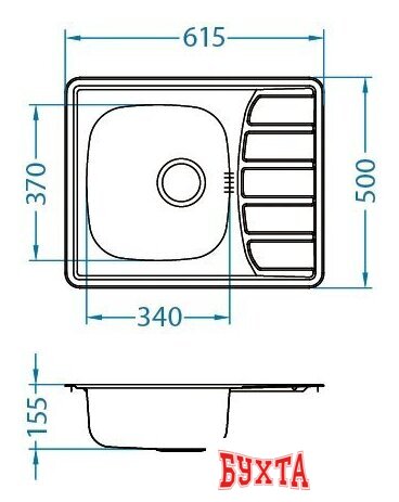 Кухонная мойка Alveus Zoom 10 Leinen 4