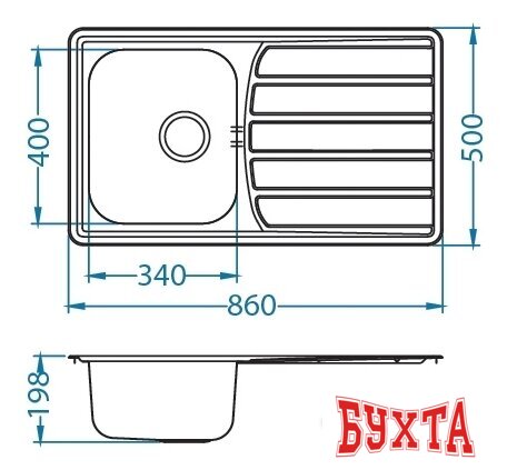 Кухонная мойка Alveus Zoom Maxim 30 5