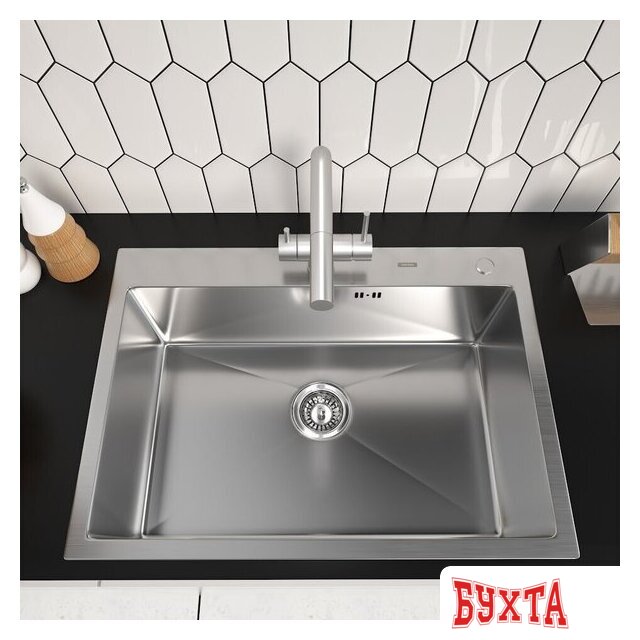 Кухонная мойка ARFEKA ECO AR 700*500 SATIN 2