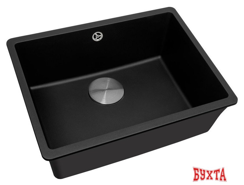 Кухонная мойка ZorG Fast 54 Premium black metallic 2