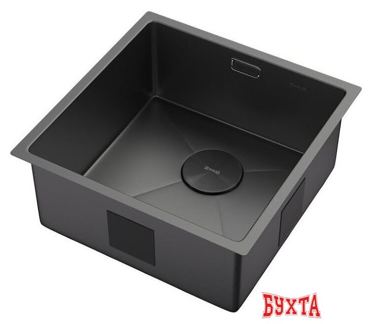 Кухонная мойка ZorG Zerox 44 U / IF Zurinox PVD Gunblack 2