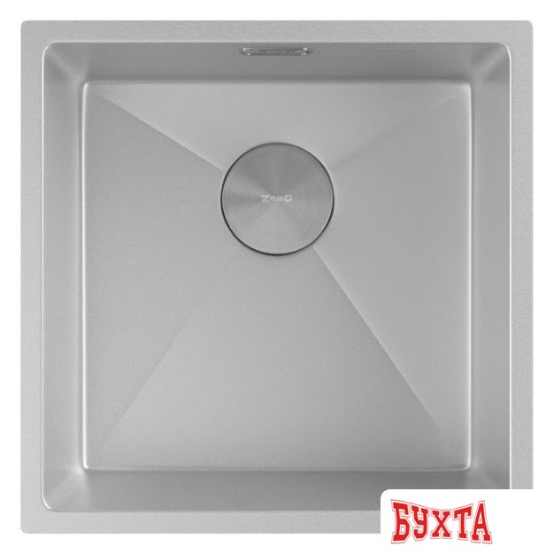 Кухонная мойка ZorG Zerox 44 U / IF Zurinox Steel 3