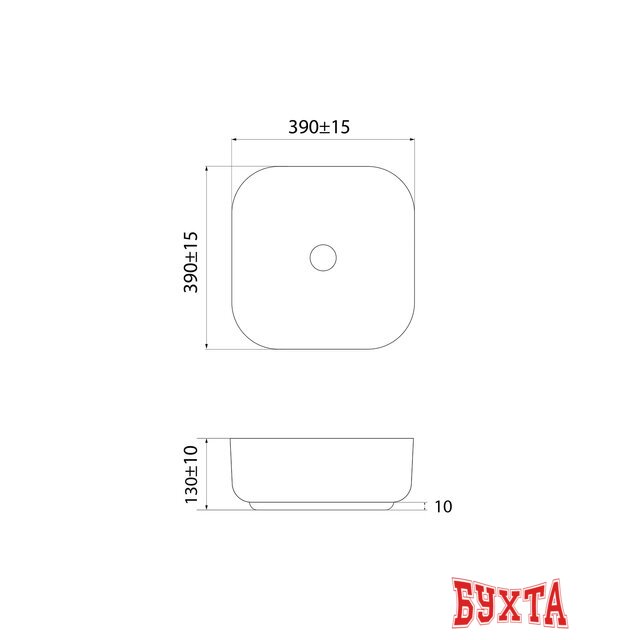 Умывальник IDDIS Bridge BRIWS04i27 5