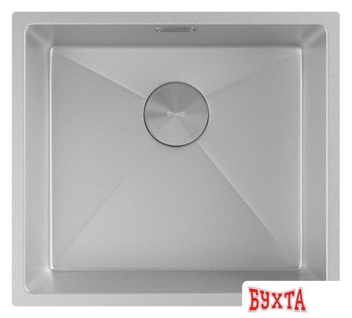 Кухонная мойка ZorG Zerox 49 U / IF Zurinox Steel 3