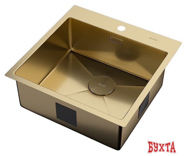 Кухонная мойка ZorG Zerox 51 IF PVD Gold 2
