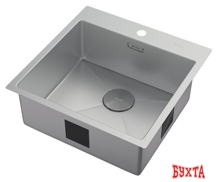 Кухонная мойка ZorG Zerox 51 IF Zurinox Steel 2