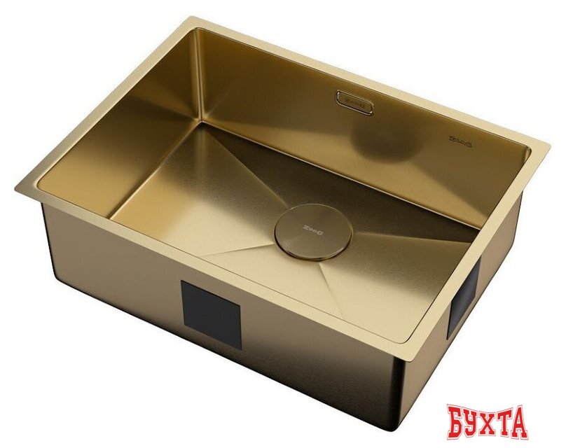 Кухонная мойка ZorG Zerox 59 U / IF PVD Gold 2
