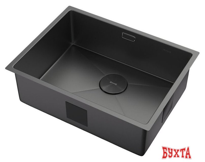 Кухонная мойка ZorG Zerox 59 U / IF Zurinox PVD Gunblack 2
