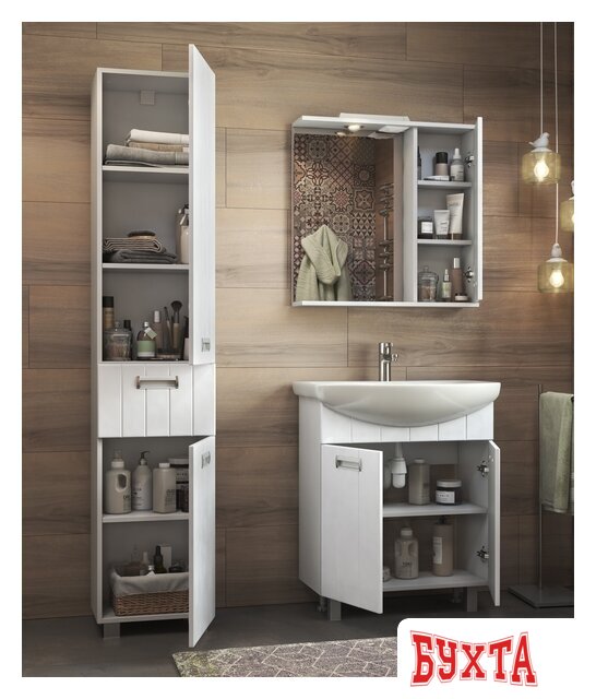 Мебель для ванных комнат Vigo Зеркало Diana 600 прав со спотом 5