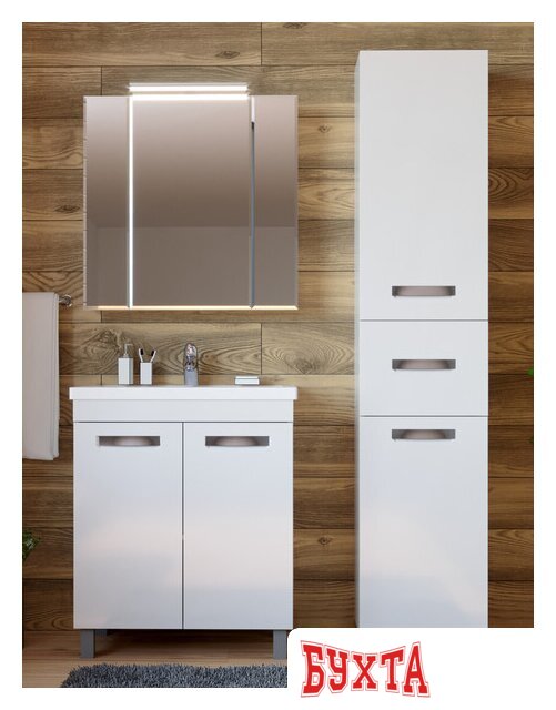 Мебель для ванных комнат Vigo Тумба Plaza 700 (под ум Фостер) 5