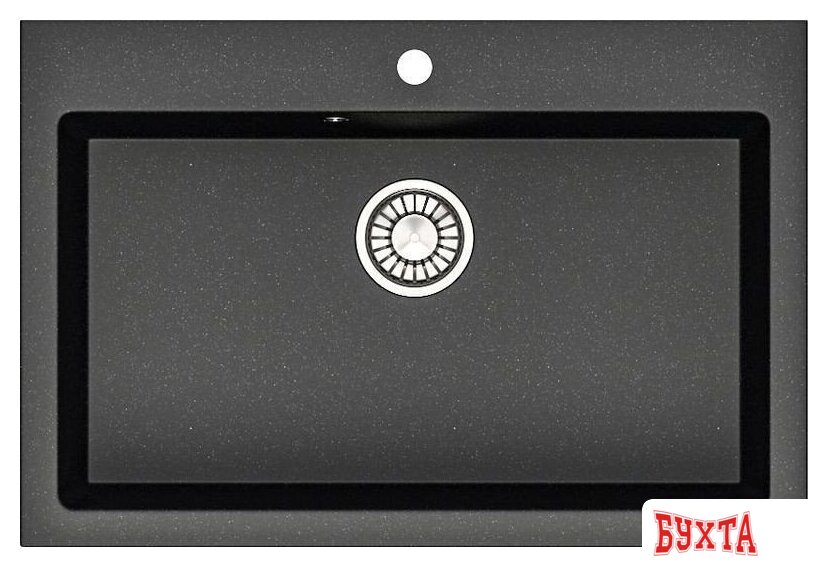Кухонная мойка MARRBAXX Карельский камень модель 39/Q4 (черный) 1