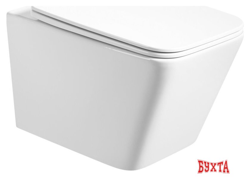 Унитаз подвесной Oliveeka OL-MQ-003 + OL-5014 + OL-R22-CR (хром) 5