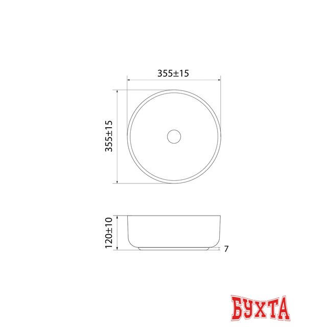 Умывальник IDDIS Ray RAYGM03i27 5