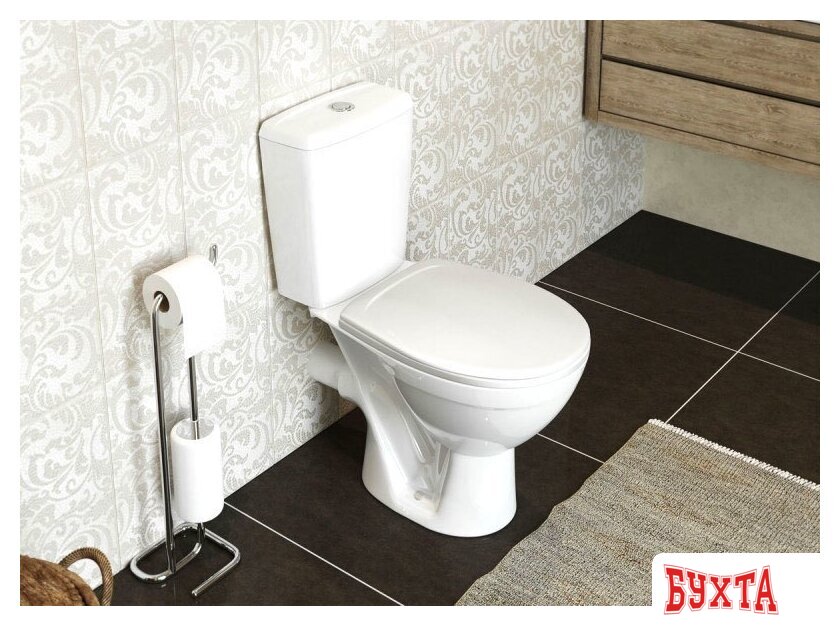 Унитаз напольный Rosa Соло (белый) 2