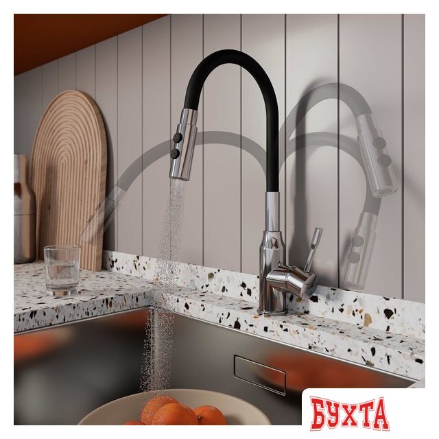 Смеситель Milardo Meal M01SB2FM05 4