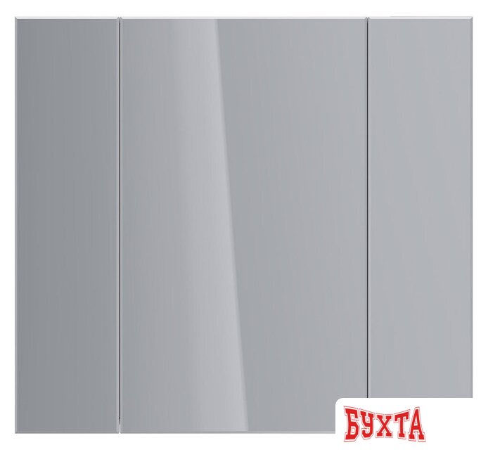 Мебель для ванных комнат Lemark Шкаф с зеркалом Universal 90 LM90ZS-U (белый глянец) 2