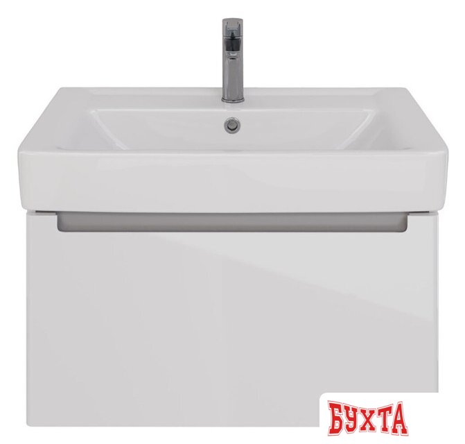 Мебель для ванных комнат Lemark Тумба под умывальник Buno Mini 80 LM05BM80T (белый глянец) 2