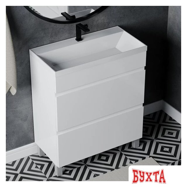 Мебель для ванных комнат Vela Тумба под умывальник Vela Мира 70Н под Classica Slim