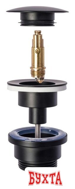Донный клапан Rea Klik-Klak A5216 (черный матовый) 2