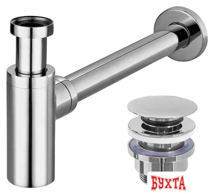 Сифон Rea Klik-Klak A5693 (хром) 1