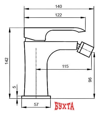 Гигиенический душ Ahti Kerava KA501001 3